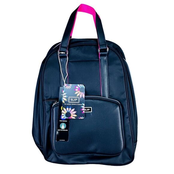 SJP by Sarah Jessica Parker Handbags - SJP by Sarah Jessica Parker 16” Convertible Backpack - Black / Candy